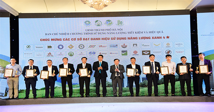 VNSTEEL Thăng Long vinh dự nhận Danh hiệu sử dụng năng lượng xanh trọng điểm trong sản xuất công nghiệp năm 2023